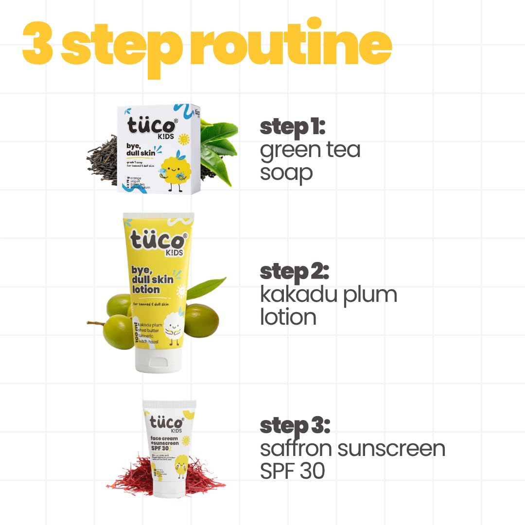 Tuco® Kids 3-in-1 De-Tan Kit, Ages 3-15, Boys & Girls