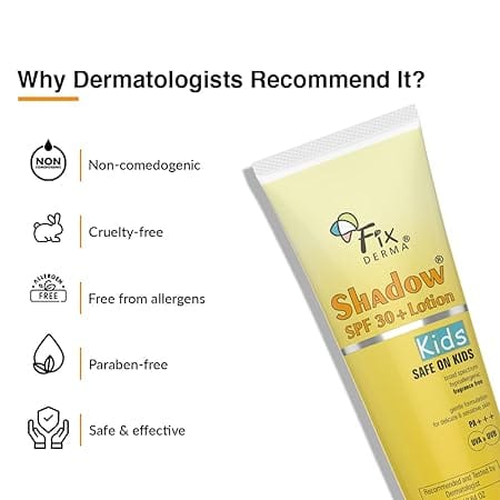 FIXDERMA - Shadow Kids Sunscreen Spf 30+ Pa+++ Gel (40g)