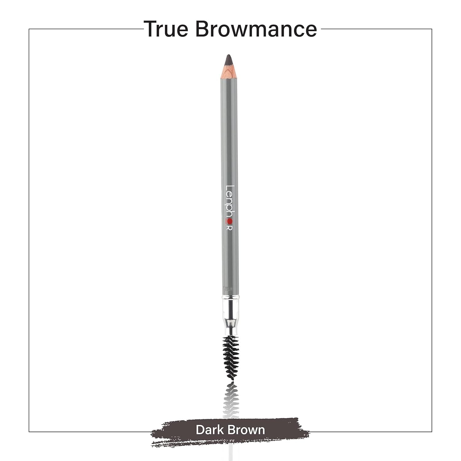Lenphor - True Browmance Eyebrow Definer, Eyebrow Pencil Enhancer comes with Precision Tip, Smudge Proof, Long lasting & Waterproof, Eye Makeup Pen, Eyebrow Shaper for Women & Girls, Black