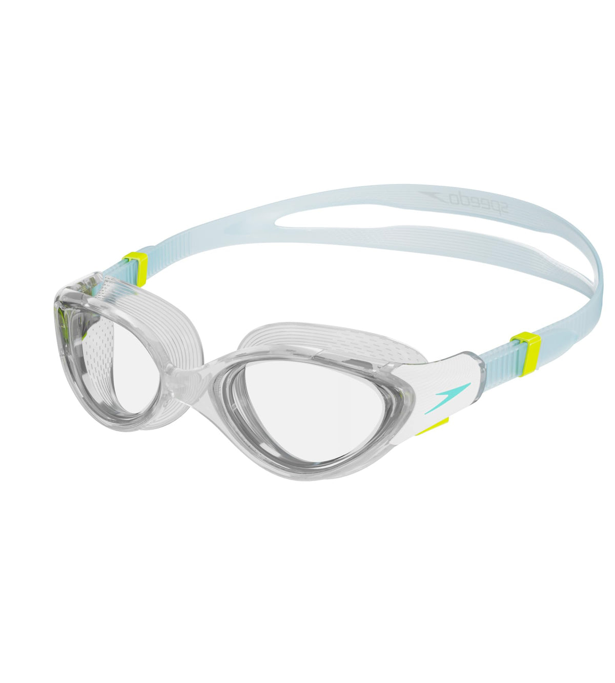 Speedo Women's Biofuse 2.0 Clear-Lens Goggles - Clear & Blue