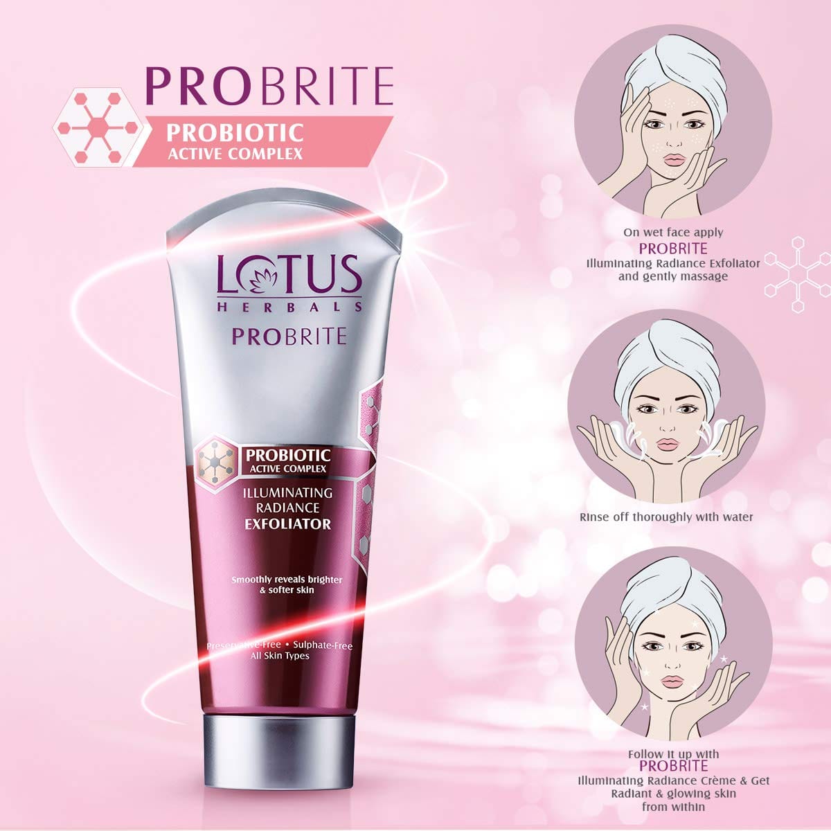Lotus Herbals - PROBRITE Illuminating Radiance Exfoliator (100g)