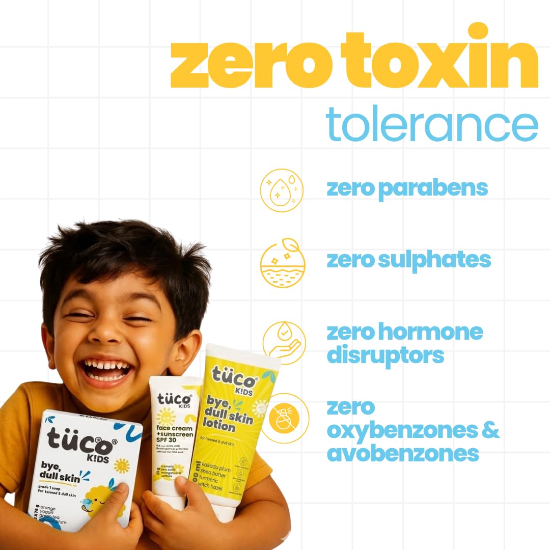 Tuco® Kids 3-in-1 De-Tan Kit, Ages 3-15, Boys & Girls