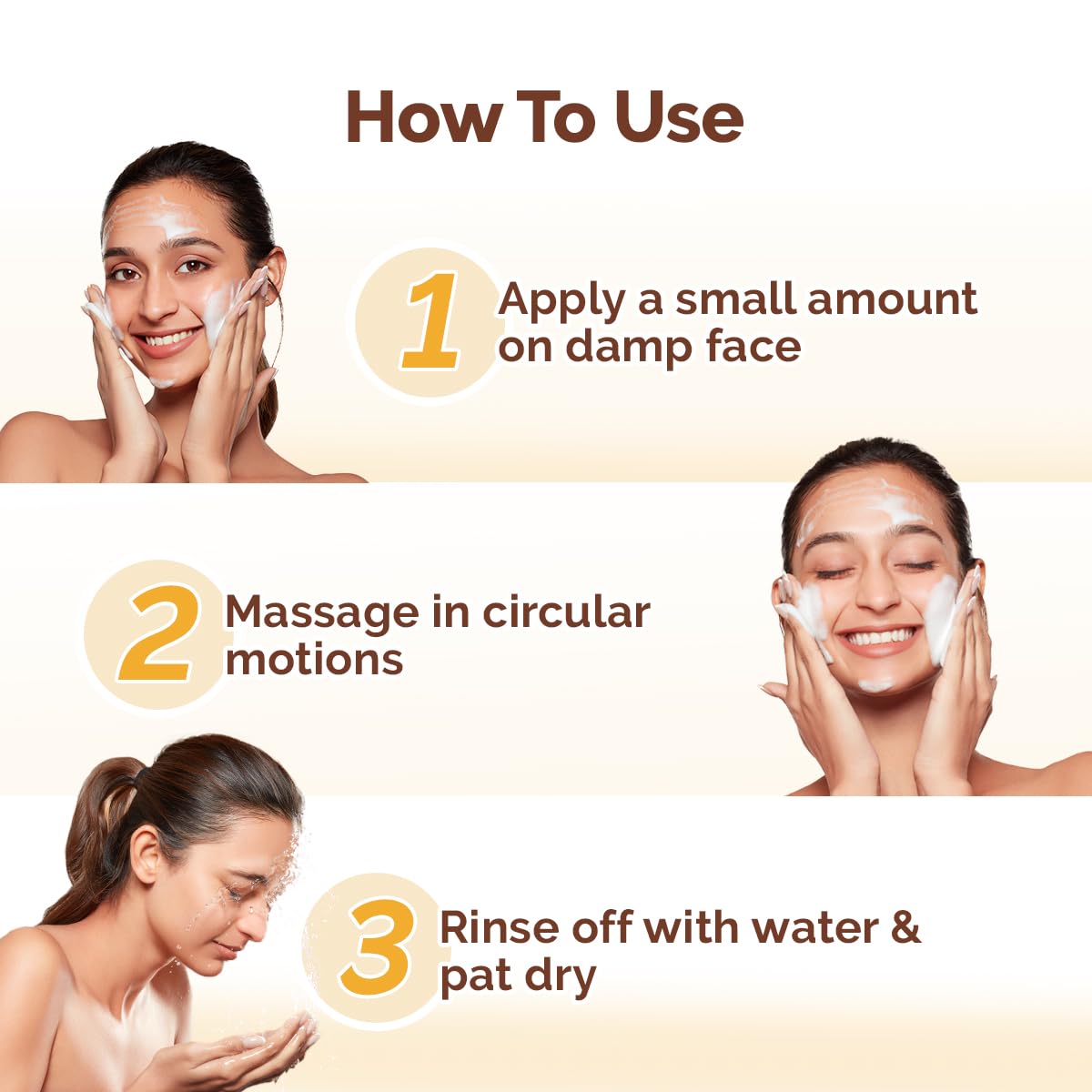 Mamaearth Ubtan Natural Glow Face Wash with Turmeric & Saffron for Tan Removal – 200 ml | Removes Tan | Brightens Skin