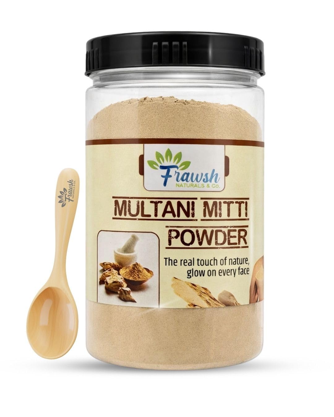 Naturals Multani Mitti Powder | Pure Fuller’s Earth for Face Pack & Hair Pack | Natural Herbal Face Pack for Oily Skin, Acne & Oil Control-350g