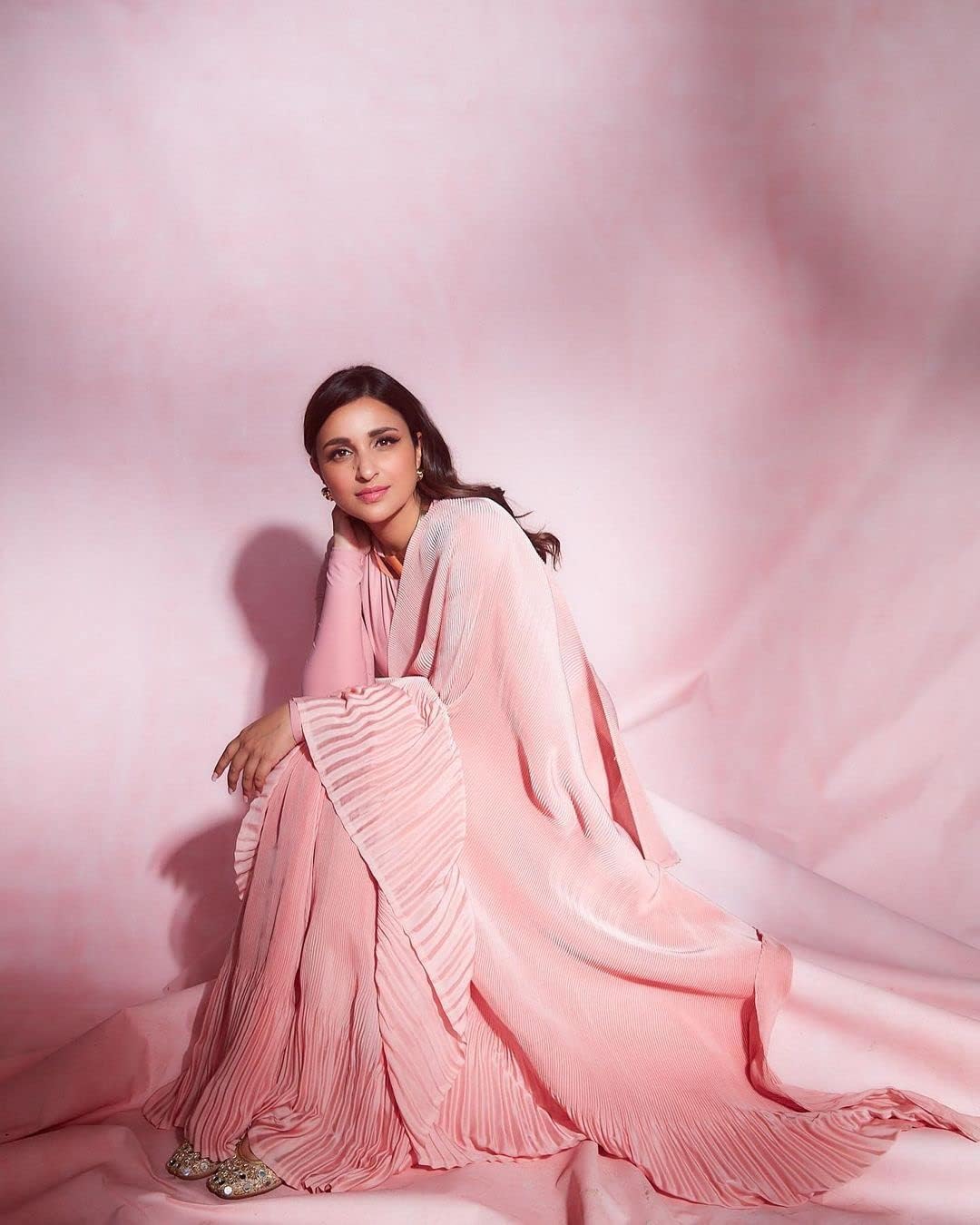 Sidhidata Women's Woven Synthetic Saree With Blouse Piece Peach