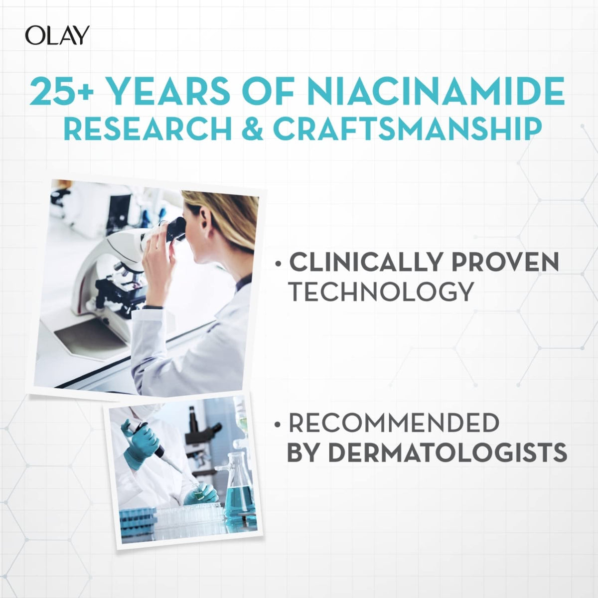 Olay Niacinamide Face Cream | Clear and Even Skin | Fights Dullness and Provides Radiant Glow| Normal, Oily, Dry, Combination Skin | Paraben and Sulphate Free |