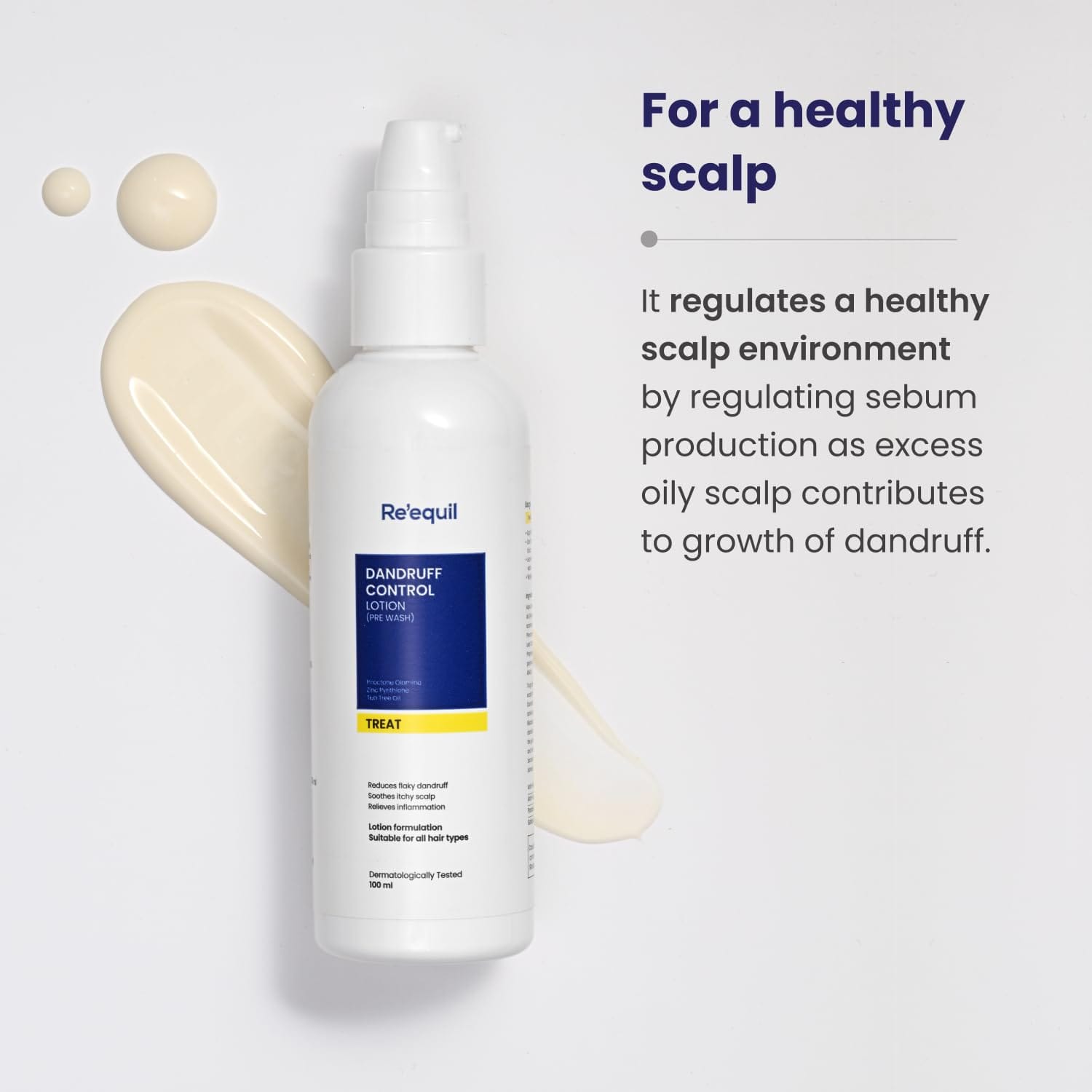 Re'equil - Dandruff Control Lotion (Pre Wash) (100ML)