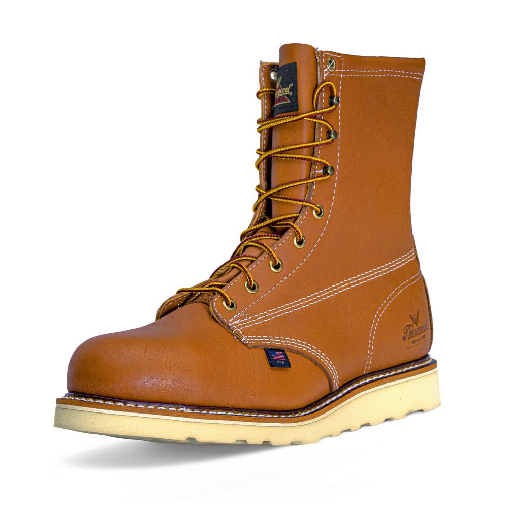 Thorogood Men's American Heritage 8" Safety Toe Boot,Tobacco Gladiator,8 D US