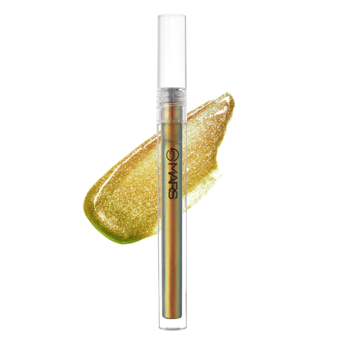 MARS Northern Lights Duo Chrome Liquid Eyeliner (1.5 ml) (02-SOLAR FLARE) | Quick Dry Formula | Water Resistant | Smudgeproof | Rich Pigmentation | Effortless A