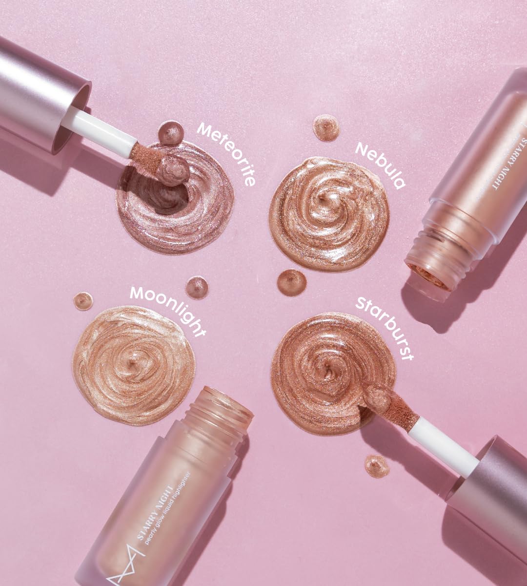House Of Makeup Liquid Highlighter | High-glow, Smudge-proof Highlighter Makeup For All Skin Tones | 6 ml (Moonlight, 6 ml)