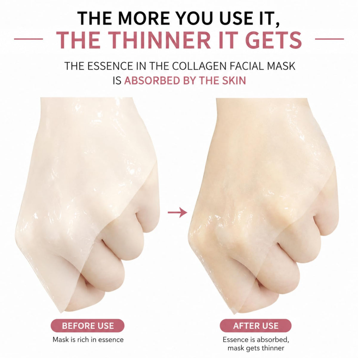 Bio-Collagen Real Deep Facial Mask Sheet | Premium Hydrogel Overnight Face Mask for Deep Hydration & Radiant Glow | Anti-Aging & Anti-Wrinkle Skin Tightening Sh