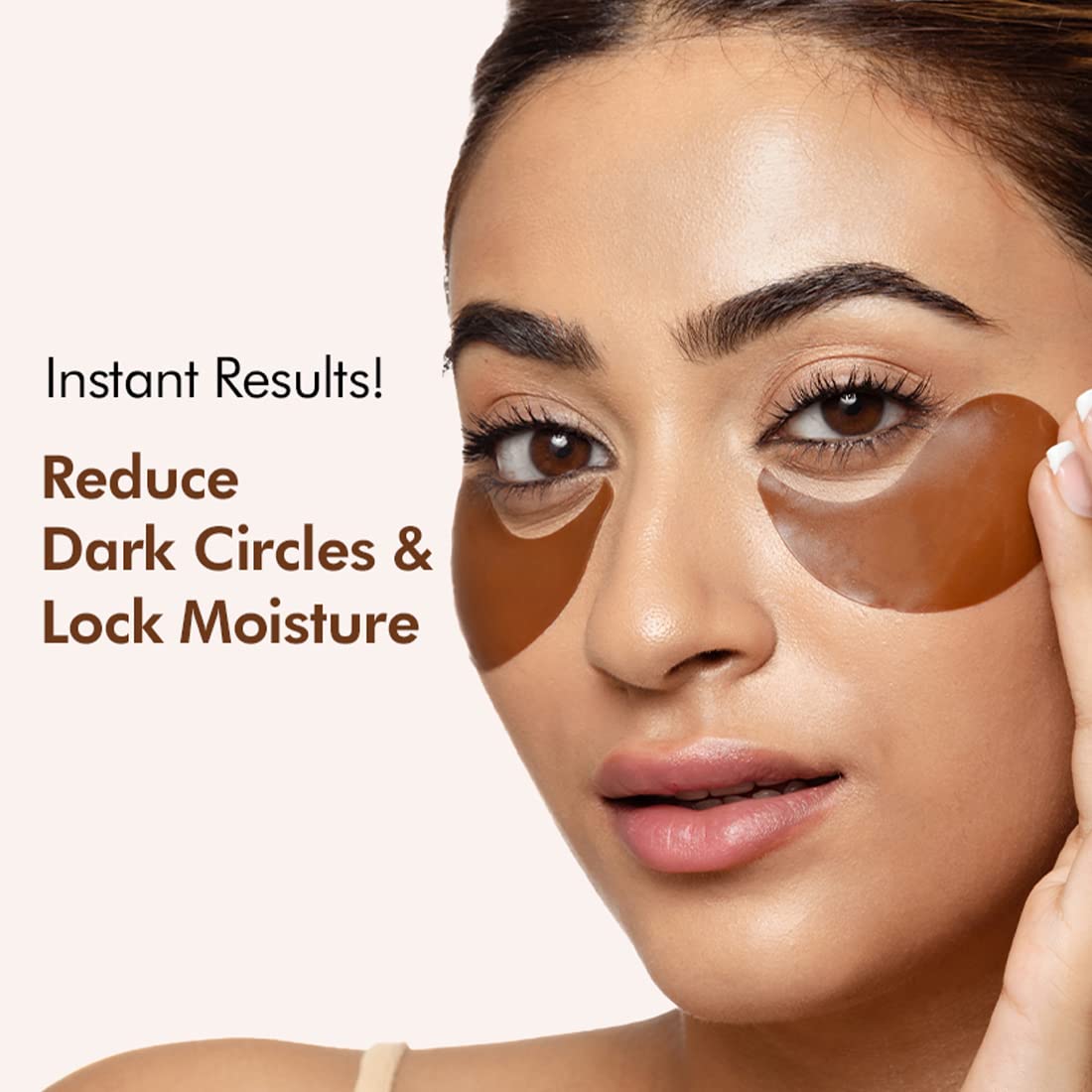 mCaffeine Coffee Hydrogel Under Eye Patches For Dark Circles & Puffiness Reduction |Winter Eye Care Routine | Eye Patch with Caffeine & Hyaluronic Acid | Moistu