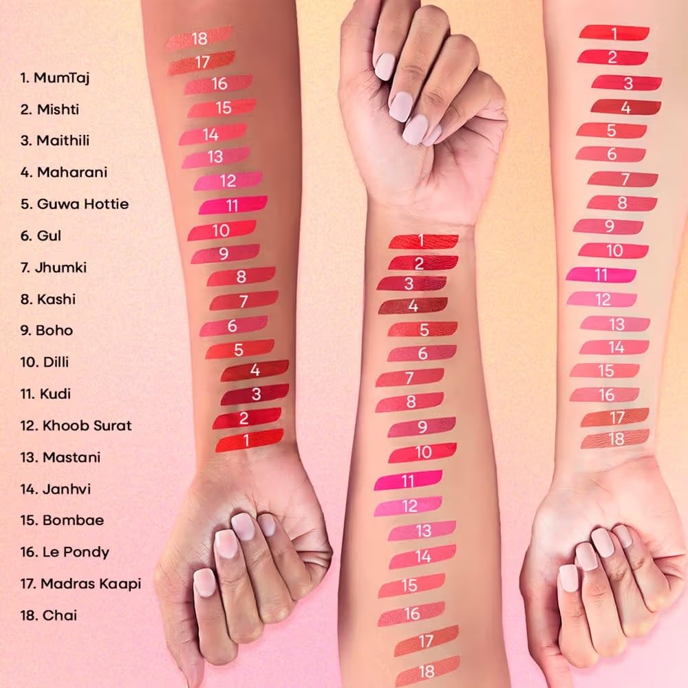 Nykaa Matte To Last ! Transferproof Liquid Lipstick - Maithili 25 (5ml)