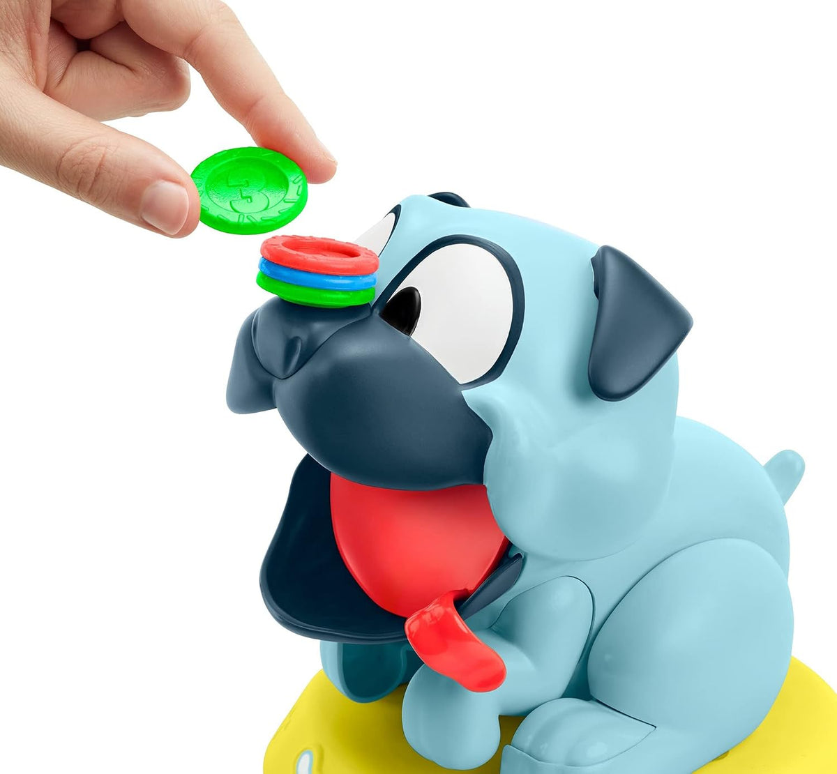 Mattel Games GRF94 Puglicious Game for Children, Stacking Game with Dog Treats for the Hungry Dog, Gift for Children from 5 Years