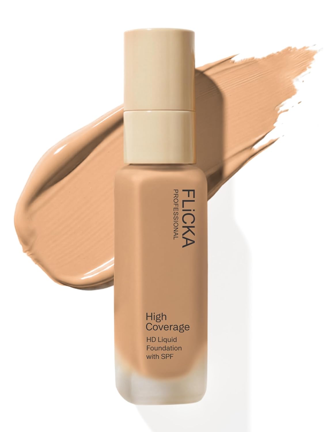 FLiCKA Professional HD Liquid Foundation With SPF Long Lasting High Coverage Waterproof - Fair 103