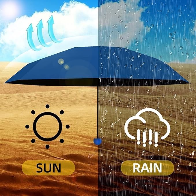 TEKCOOL Umbrella, UV Big Size Umbrella for Sun Protection Rain Windproof Strong Large 3 Fold For Men Women Kids Boys Girls Perfect & Stylish Windproof & Compact