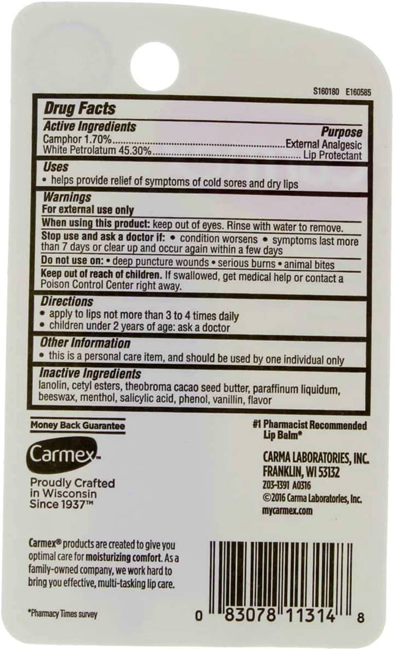 Carmex - Classic Lip Balm