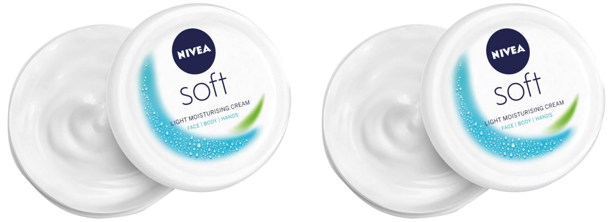 NIVEA Soft Light Moisturizer 100ml | Berry Blossom | For Face, Hand & Body, Instant Hydration | Non-Greasy Cream | With Vitamin E & Jojoba Oil | All Skin Types