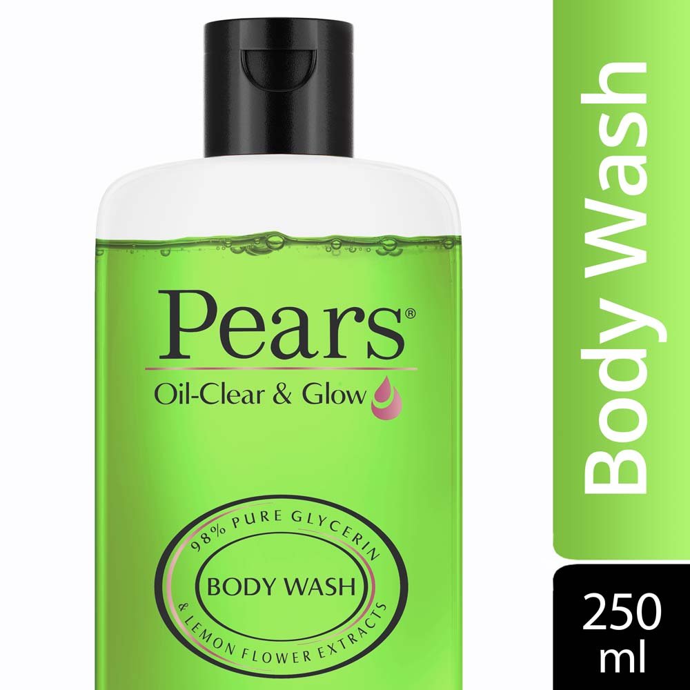 Pears Oil Clear And Glow Shower Gel, 250Ml & Naturale Brightening Pomegranate Bodywash, 250 Ml
