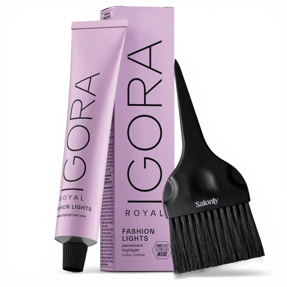 ROYAL Fashion Lights Permanent Highlight Color Creme + Solanly Tint Brush (2pc Bundle) (L-44)