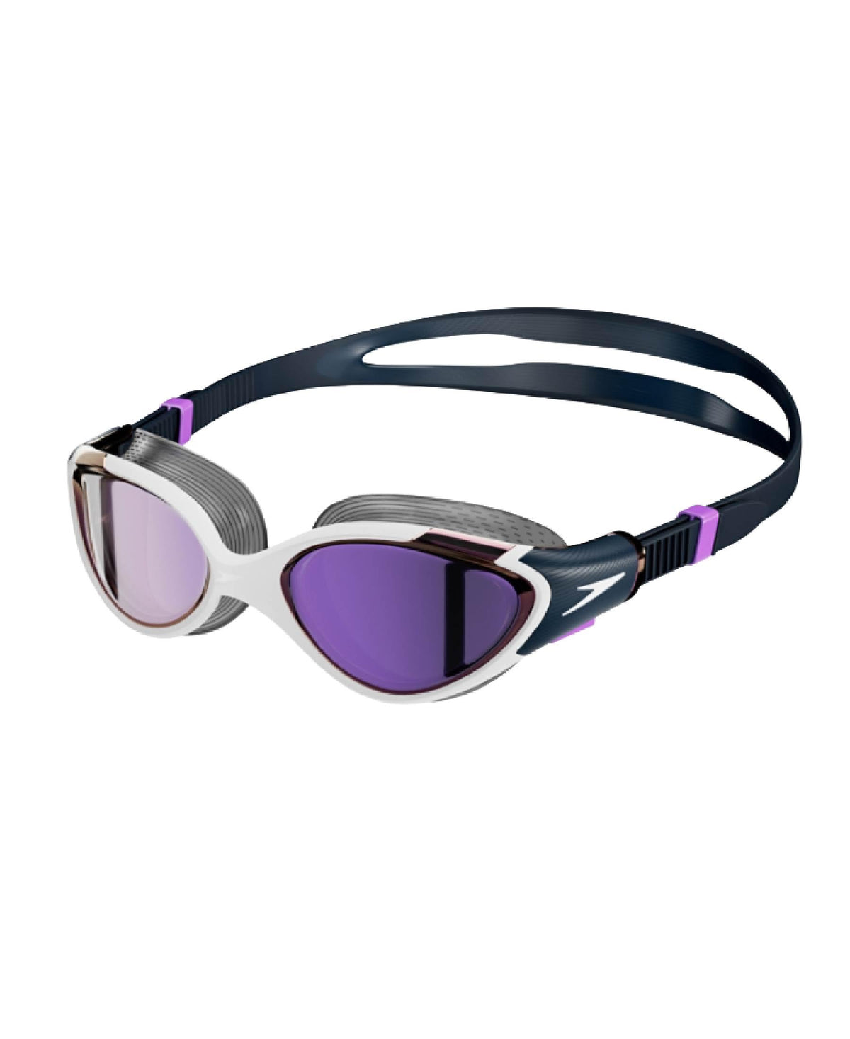 Speedo Women's Biofuse 2.0 Tint-Lens Goggles White/True Navy/Sweet Purple One Size