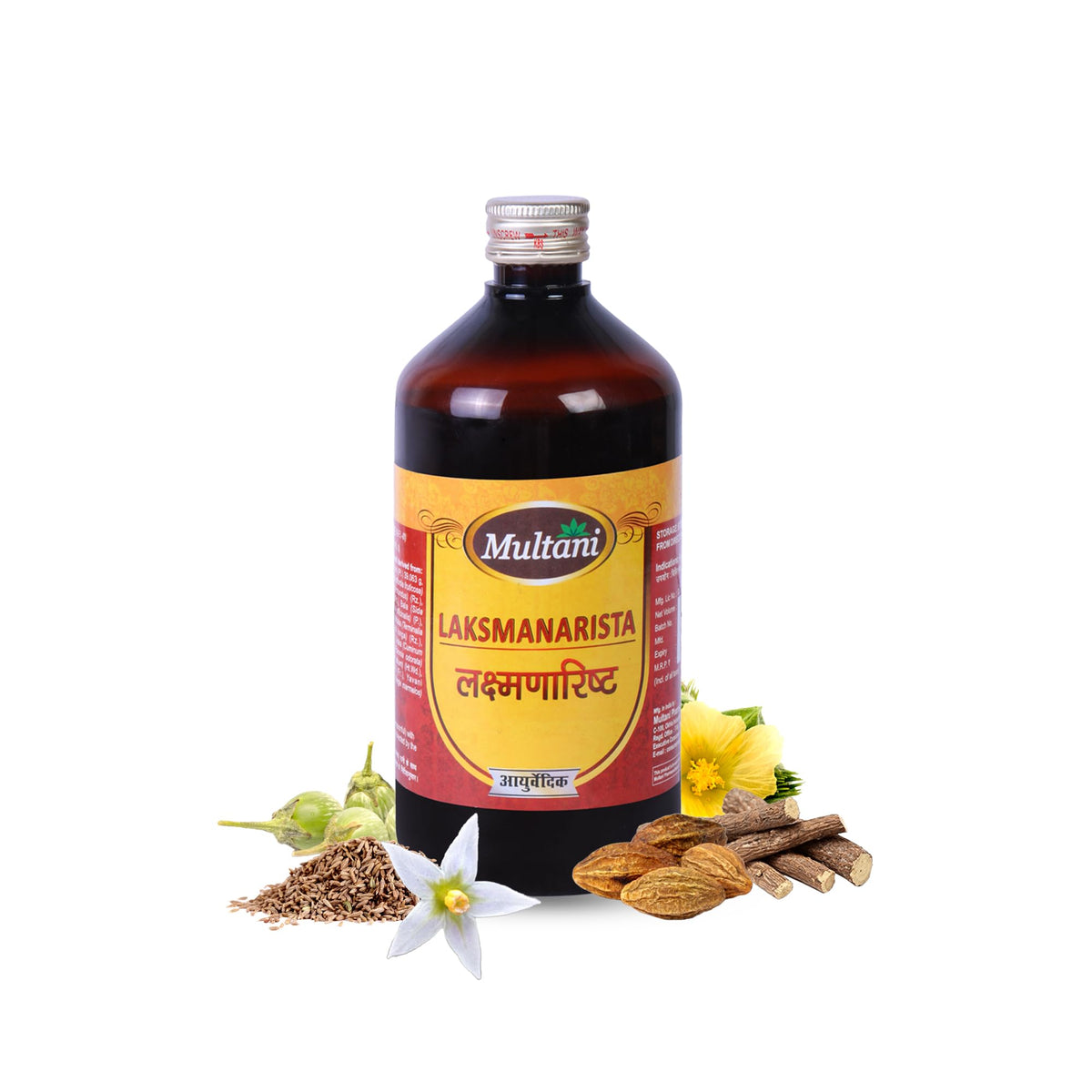 Multani Laksmanarista, For Female Disorders, Useful In Gynaecological Disorders, & 15 Natural Ayurvedic Herbs, 680 Ml