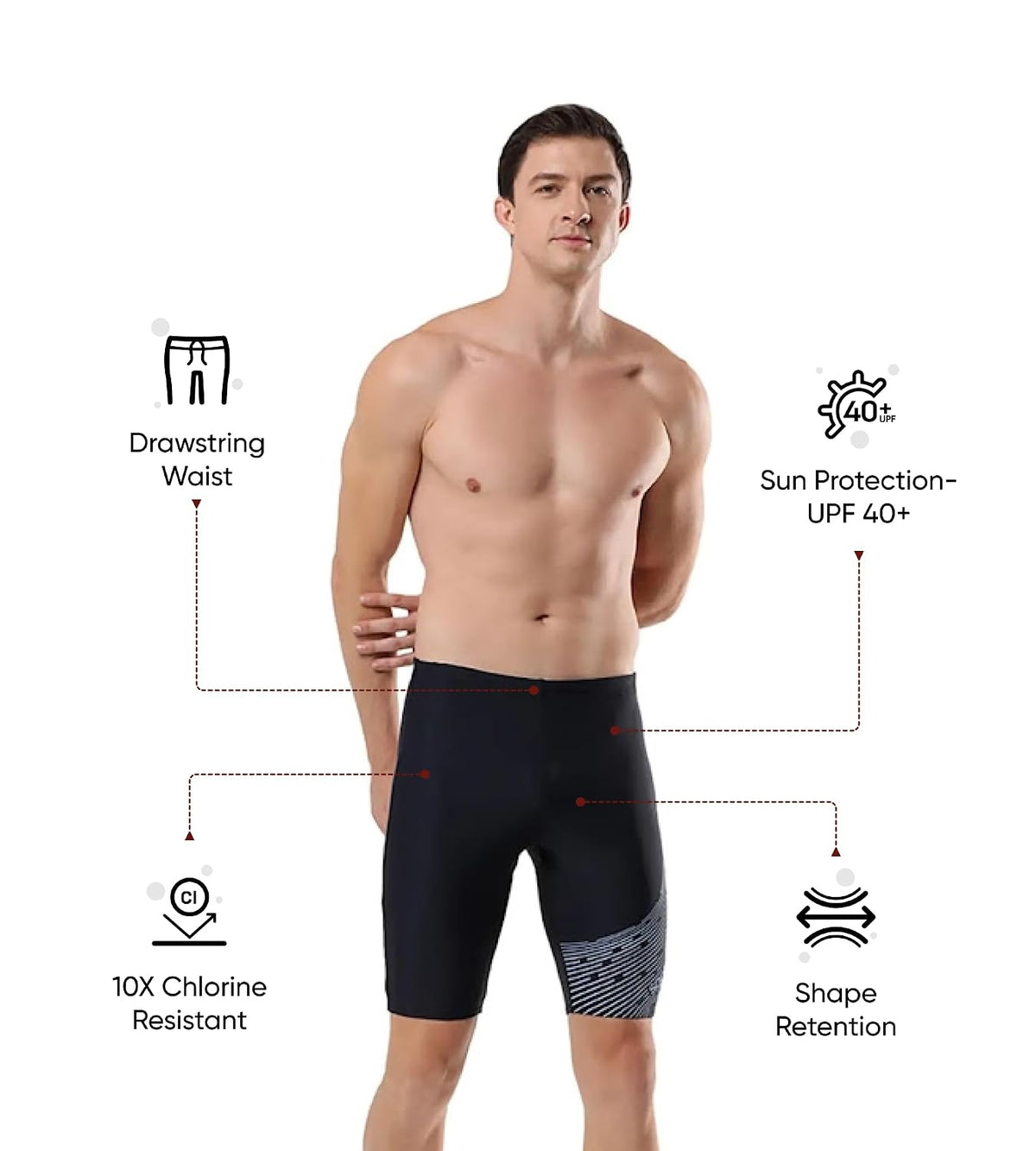 Speedo Men's Endurance 10 Medley Logo Jammer XL True Navy / Curiousblue