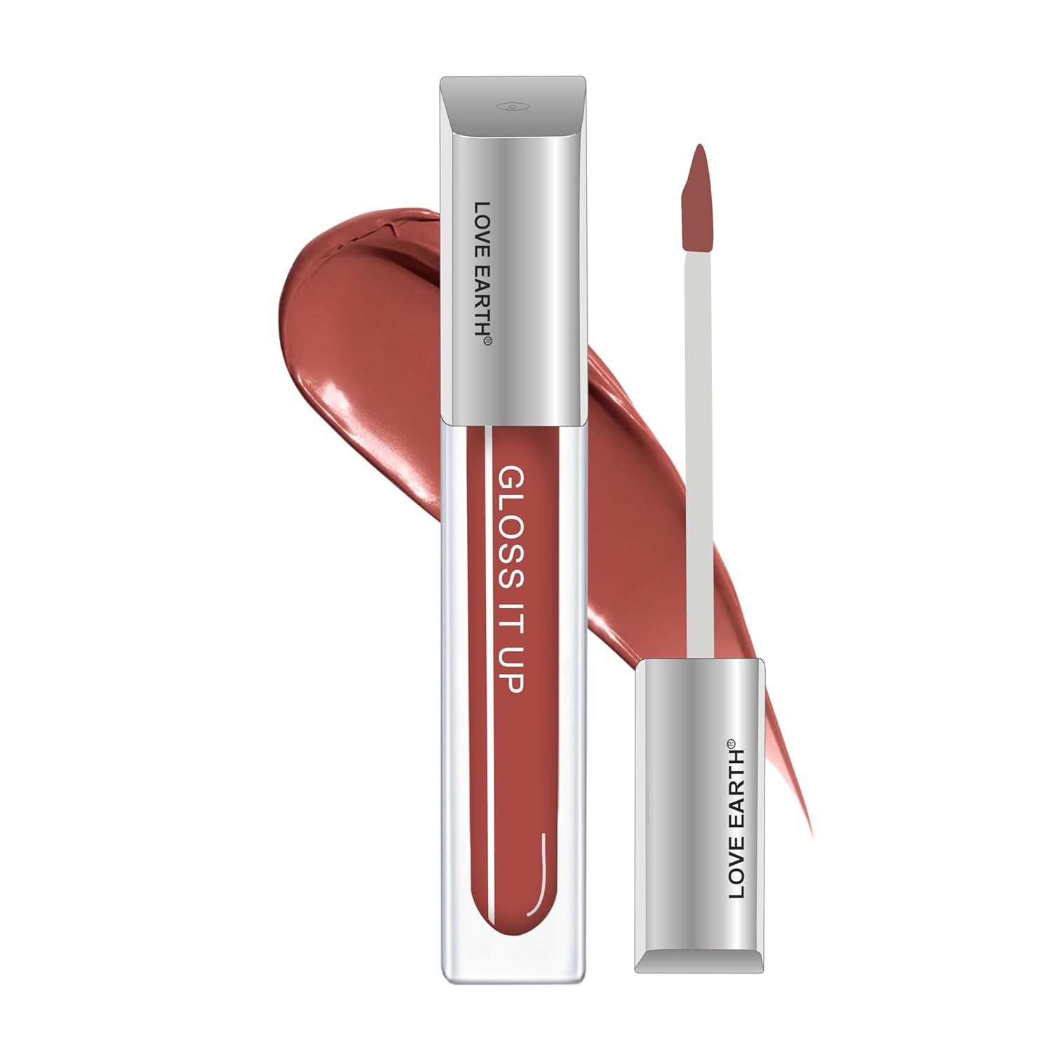 Love Earth Liquid Lip Gloss -Beautiful Thing For Soft & Dewy Lips Enriched With Vitamin E & Almond Oil |Lip Color For Glossy Look |Lightweight Non Sticky Lip Shiner For Moisturizing 3ml (Barbie Pink)