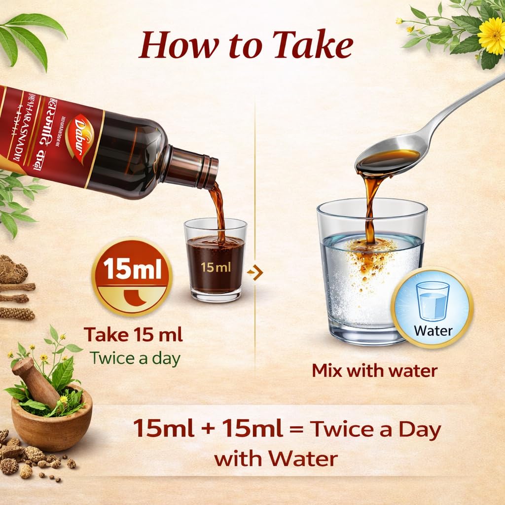 Dabur Maharasnadi Kadha | Ayurvedic Tonic | Helps in Muscle, Body & Back Pain | 450 ml