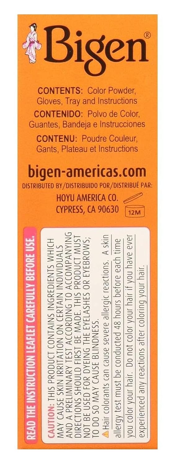 Bigen Permanent Powder Hair Color 88 Blue Black 1 ea (Pack of 3)