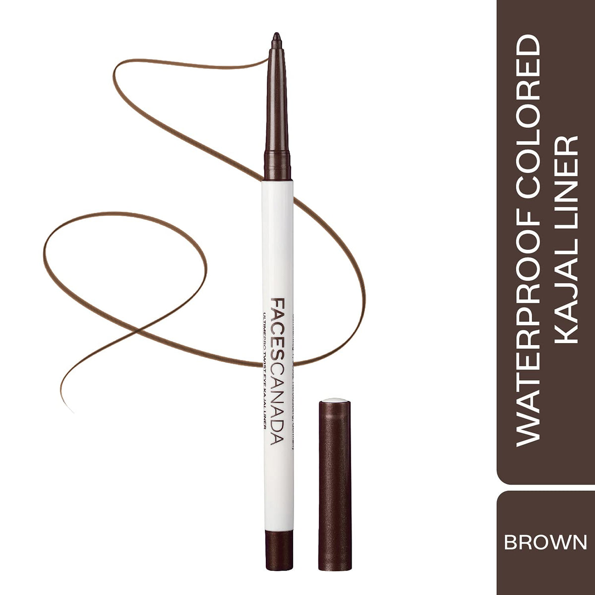 Faces Canada Twist Eyeliner Pen, Brown, Matte Finish Brown 02
