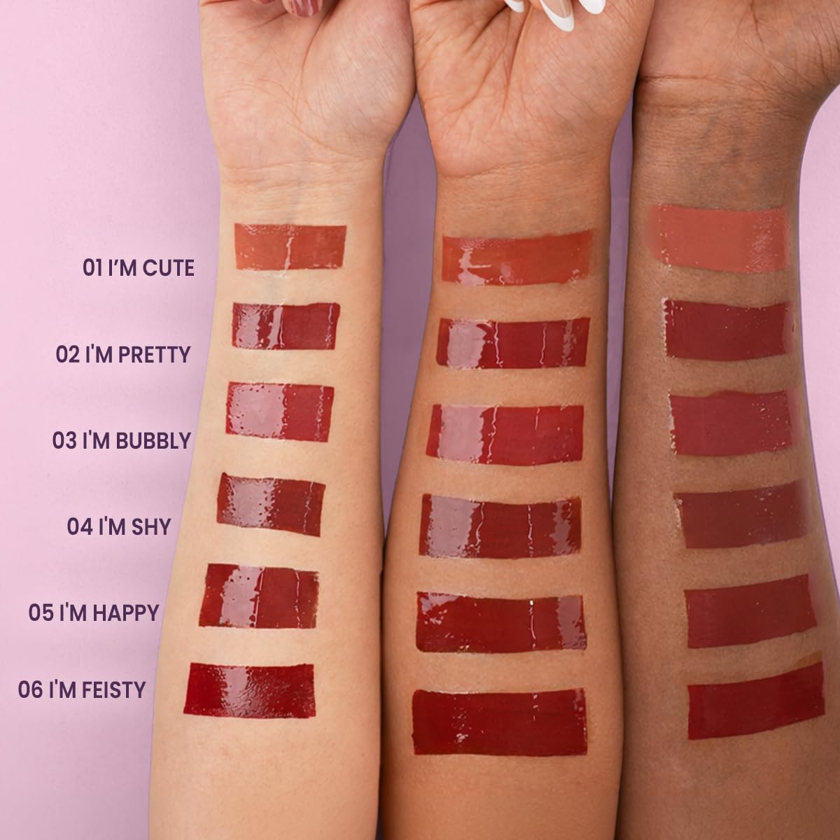 Staze Gloss Lock 2-in-1 Liquid Lipstick Matte Lipstick + High-Shine Transferproof Gloss 12H Long-lasting Intense Pigment Lightweight & Waterproof 06 I'm Feisty 7g
