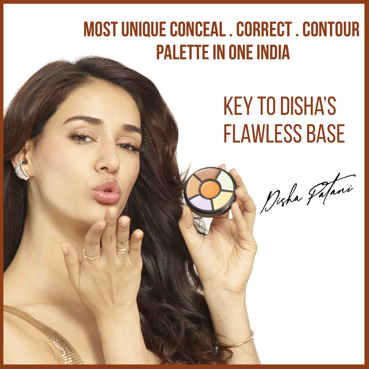 INSIGHT Pro Concealer Palette - Shade Corrector | Makeup Wheel for Face | Satin–Matte Finish | 3-in-1 Conceal, Contour & Correct | Waterproof | Full Coverage | 15gm