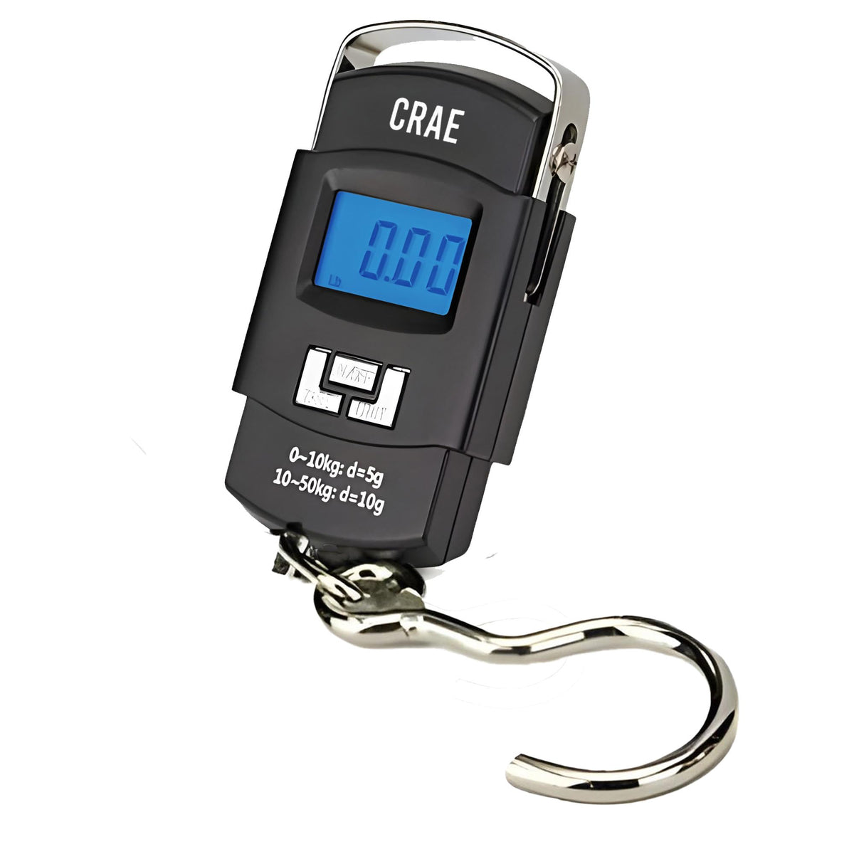 CRAE Electronic Portable Digital LED Screen Luggage Weighing Scale with Big Hook | Handheld Travel Weight Measuring Scale for Suitcases, Bags | Capacity 50 kg /