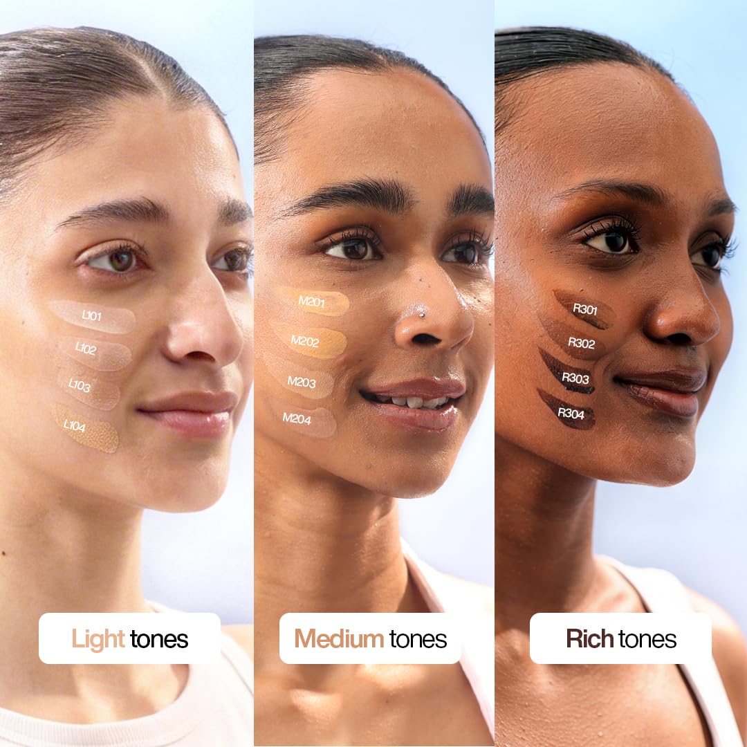 WishCare Daily Fluid Tinted Sunscreen SPF50 PA++++| L102 | Broad Spectrum Protection for all skin types | In-Vivo Tested Tinted Sun Screen | D-Panthenol, Niacinamide, Ectoin & Ginseng | Evens & Protects | 50ml