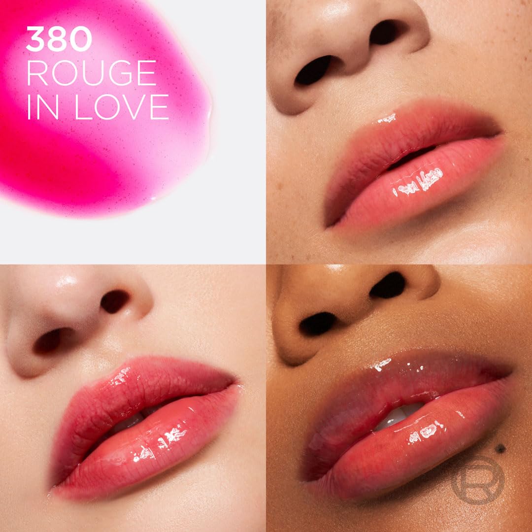 L’Oréal Paris Plump Ambition Hyaluron Lip Oil- 380 Rouge In Love- Plumping Lip Oil, 5 ml