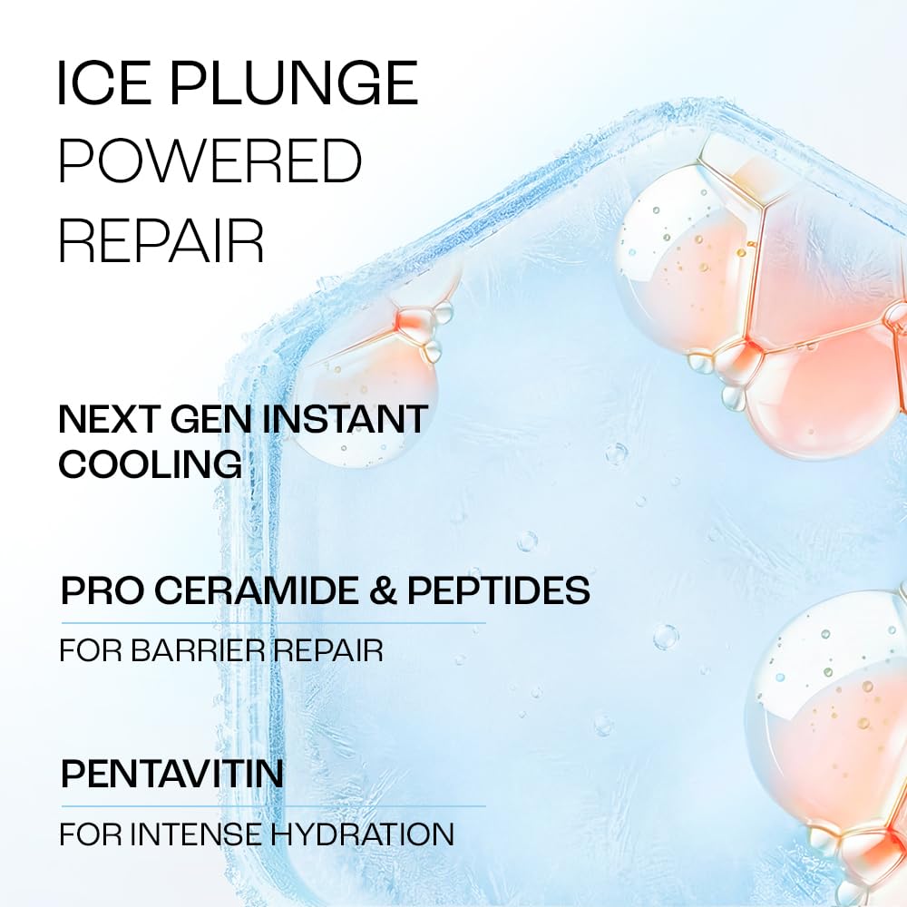 Lakmē Peach Milk Icy Sorbet Gel: First Ever Cooling Face Moisturizer with 2% Pro-Ceramides, Peptides & Pentavitin for Instant Ice-Plunge Glow & 24hr Barrier Rep