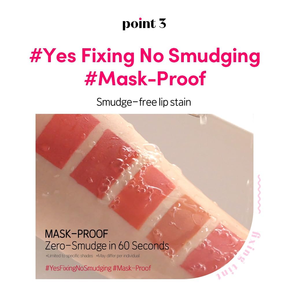 ETUDE Fixing Tint| Long Lasting Liquid Lipstick |Waterproof, Smudgeproof, Lightweight Matte Finish Lip Stain| Full Coverage|Korean Makeup| Shade 06- Soft Walnut-4g