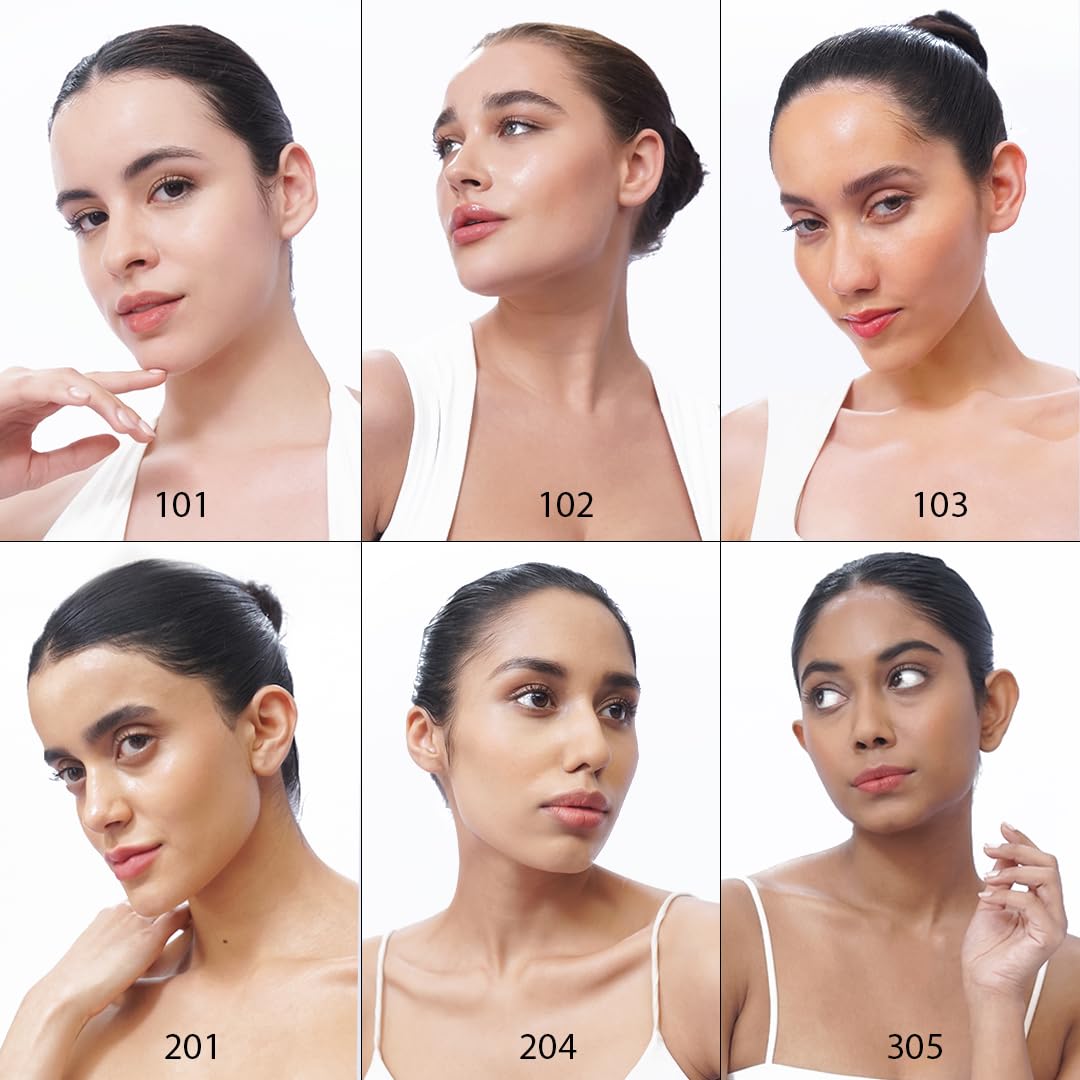 FLiCKA Professional HD Liquid Foundation With SPF Long Lasting High Coverage Waterproof - Med 204