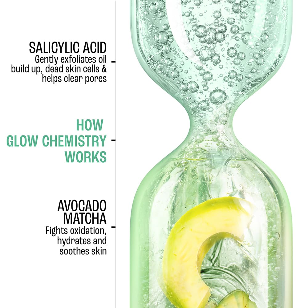 LAKME Blush & Glow, Jelly Face Wash, 150 g, for Hydrated and Comfortable Skin, with Avocado Matcha & Salicylic Acid 150 g (Pack of 1)