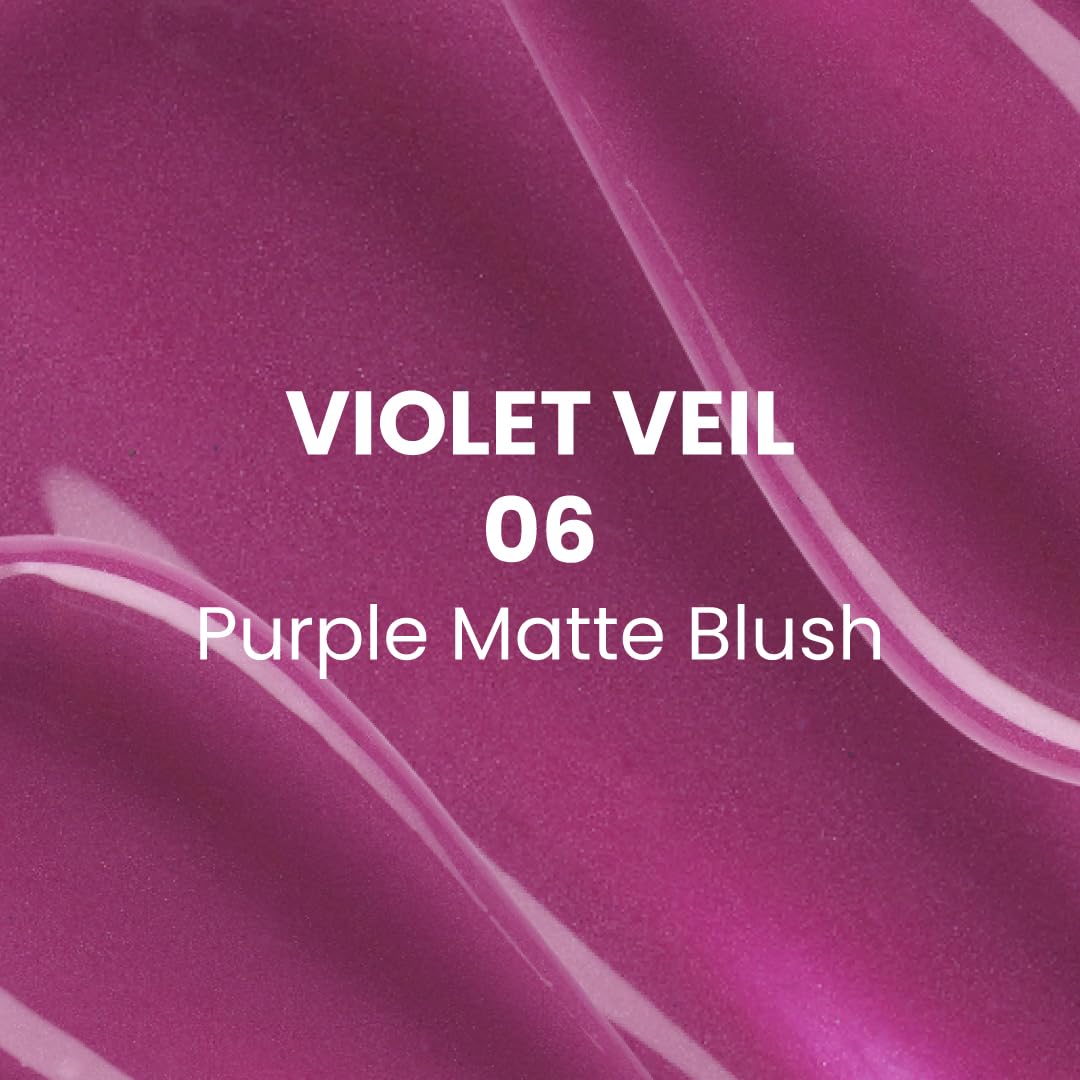 Typsy Beauty | Silk Cushion Liquid Blush Wand - Violet Veil - 2-in-1 Highlighter Blush Hybrid | Liquid Blusher | Lightweight Buildable Blush | Ultra-Pigmented | 15ml