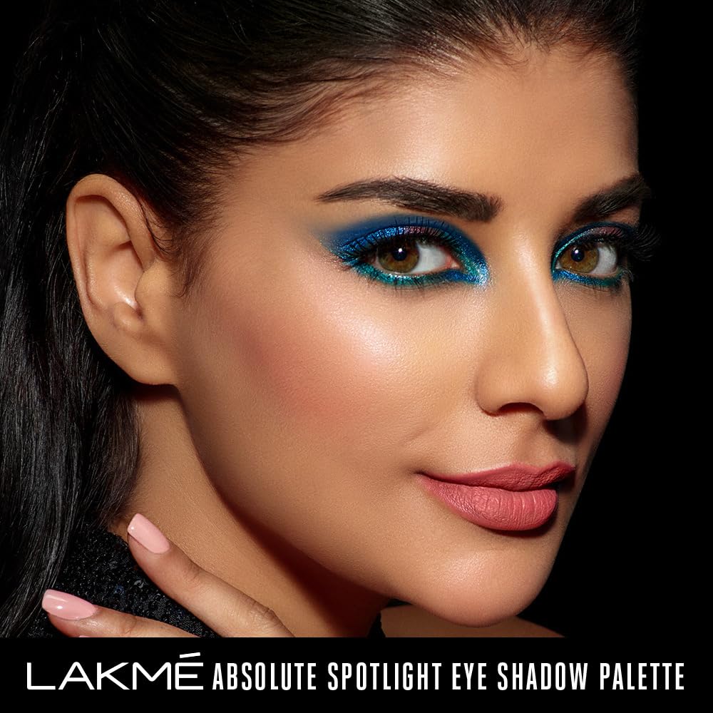 Lakmé Glitterati Chroma Chic Eye Shadow Palette, Highly Pigmented, Shimmery, Lightweight, Berry Martini|| 12 g 12 g (Pack of 1)