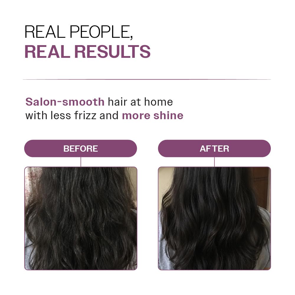 Bare Anatomy Ultra Smoothing Shampoo & Hair Mask Combo | For Dry & Frizzy Hair | Carbohydrate Complex, Niacinamide & Omega 3 6 9 | SLS & Paraben Free | 100ml +