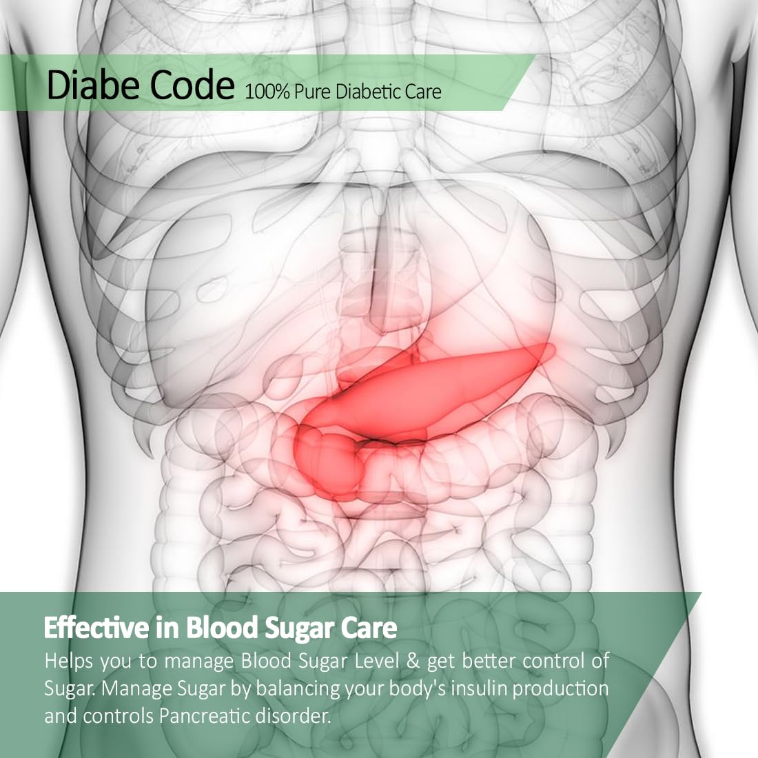 ANC DiabeCode 60 Capsules & Insulix 60 Capsules Support Endocrine Health & Diabetes Control Insulin Resistance | Supports Healthy Energy | Normalize Blood Sugar