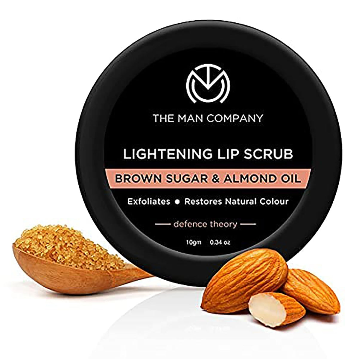 The Man Company Lip Care Combo with Lip Scrub & Lip Balm for Dry & Chapped Lips | For Soft, Supple & Damaged Lips - 14gm