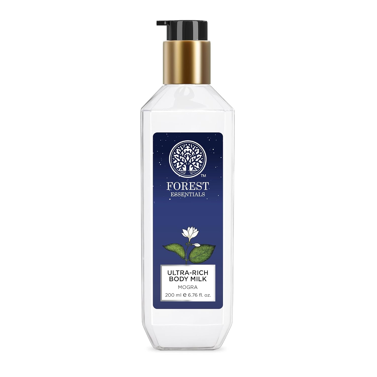 Forest Essentials Ultra-Rich Body Milk Mogra | Ayurvedic Nourishing Body Lotion to Replenish Skin Moisture and Leave it Smooth & Scented