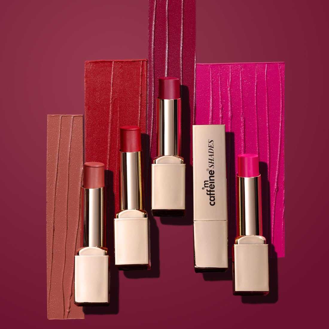 Creamy Matte Kiss Bullet Lipstick | Moisturizing & Lightweight | Comfortable, Non-drying & Long Stay Lipstick | Infused with Cocoa Butter & Vitamin E | Lipstick
