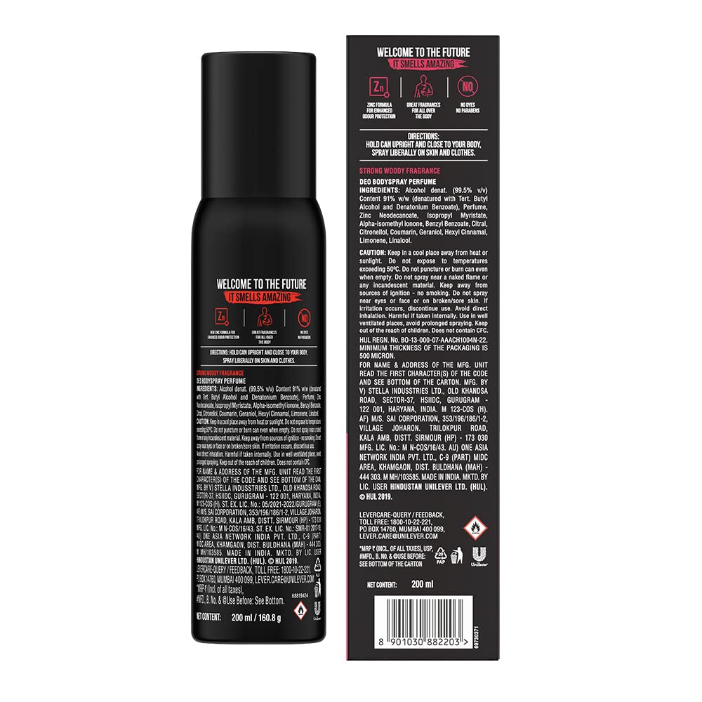 AXE Signature Intense Long Lasting Deodorant No Gas Body Perfume For Men 200 Ml 200 ml (Pack of 1)