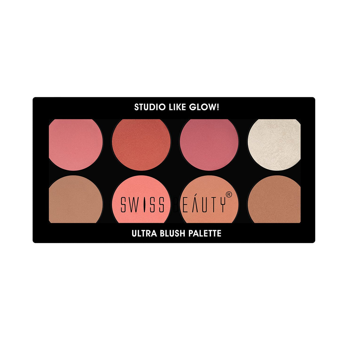 Swiss Beauty Ultra Blush Palette with highly blendable shades | Pigmented Blusher for a Natural Flush | Shade-3, 16gm| Shade-03 16 g (Pack of 1)