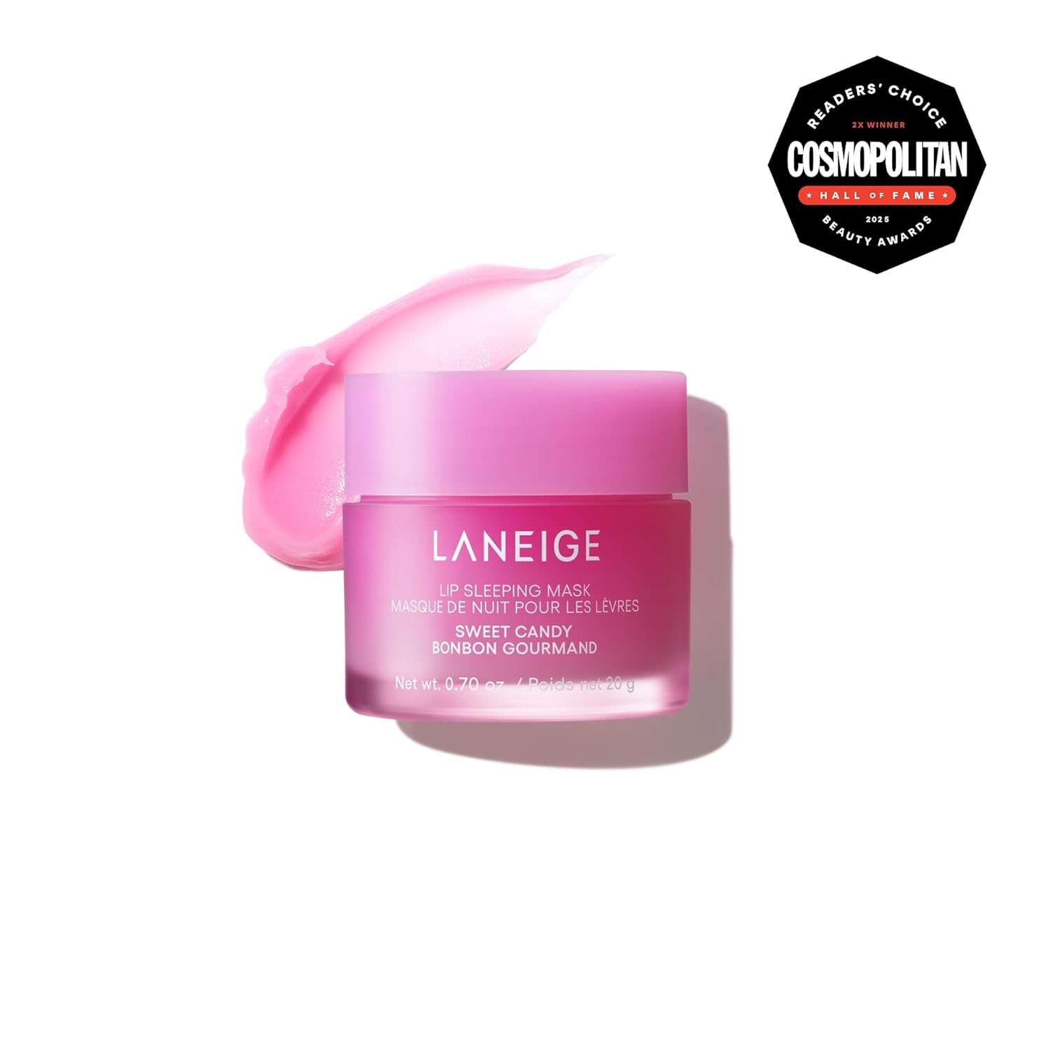 Laneige Lip Sleeping Mask | Moisturizing Lip Treatment with Vitamin C + Shea Butter for Soft Hydrated Lips | Overnight Repair | Lip Balm For Dry Chapped Lips| Lasting Hydration
